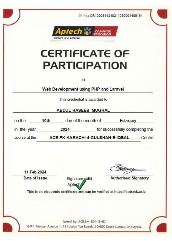 P\APTECH-certificate